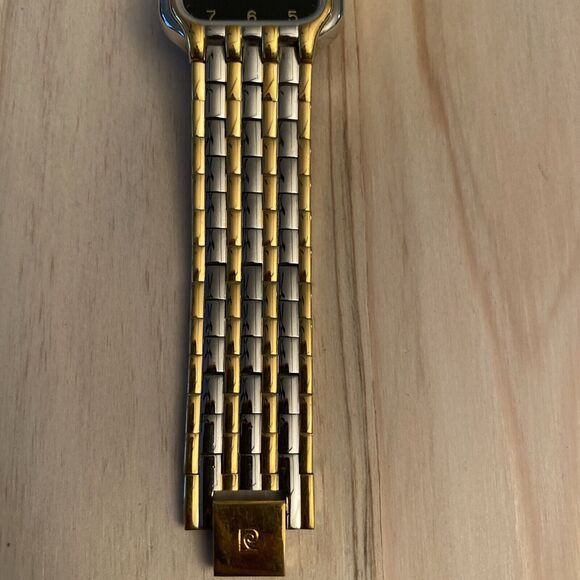 pierre cardin Unisex Two Tone Tank Watch New Battery main image 7